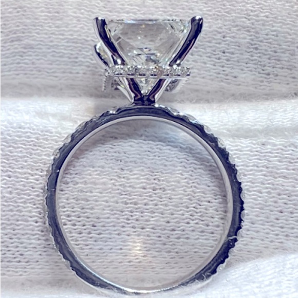 Custom Certified Diamond Engagement Ring 3.64 CTW - Picture 3 of 6